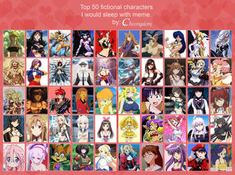 beavers2010's Top 50 Characters I'd Sleep With