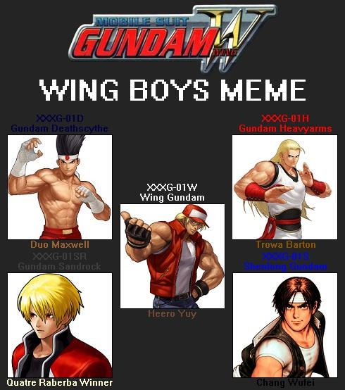 beavers2010's Gundam Wing Boys Meme 10 by beavers2010 on DeviantArt