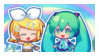 Rin and Miku small stamp
