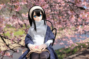 Fumika Reading A Book In The Park 04