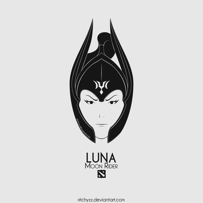 Logo Moon Rider, Luna Dota 2 by Ritchyzz on DeviantArt