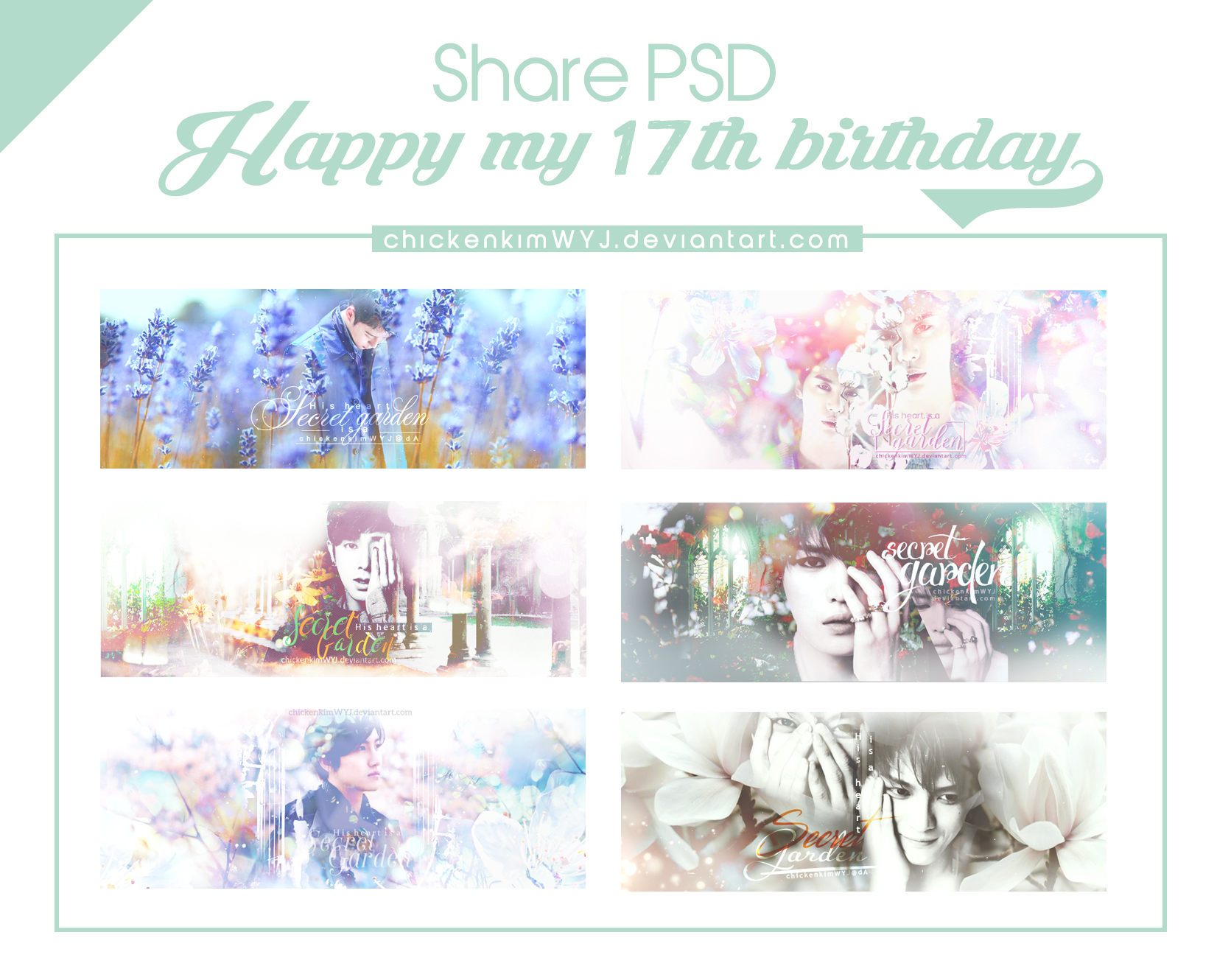 // SharePSD // Happy 17th Birthday !!!!!