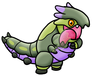 Wyrmin - Dragon Grub Pokemon