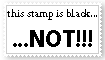 this is NOT a stamp