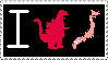 Godzilla Stamp