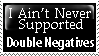 Double Negatives Stamp