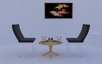 Table for 2 - Luxrender render