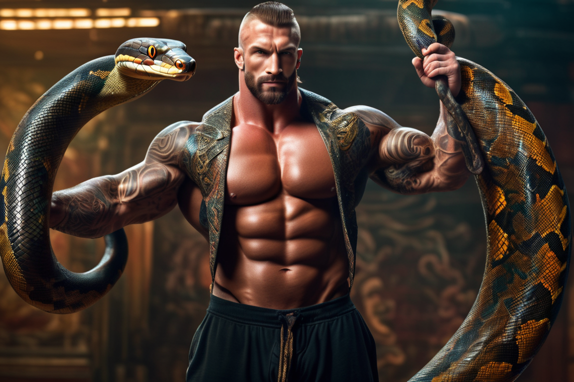 Man beast snake python wrestler body builder 38 by Coolhotcat on DeviantArt