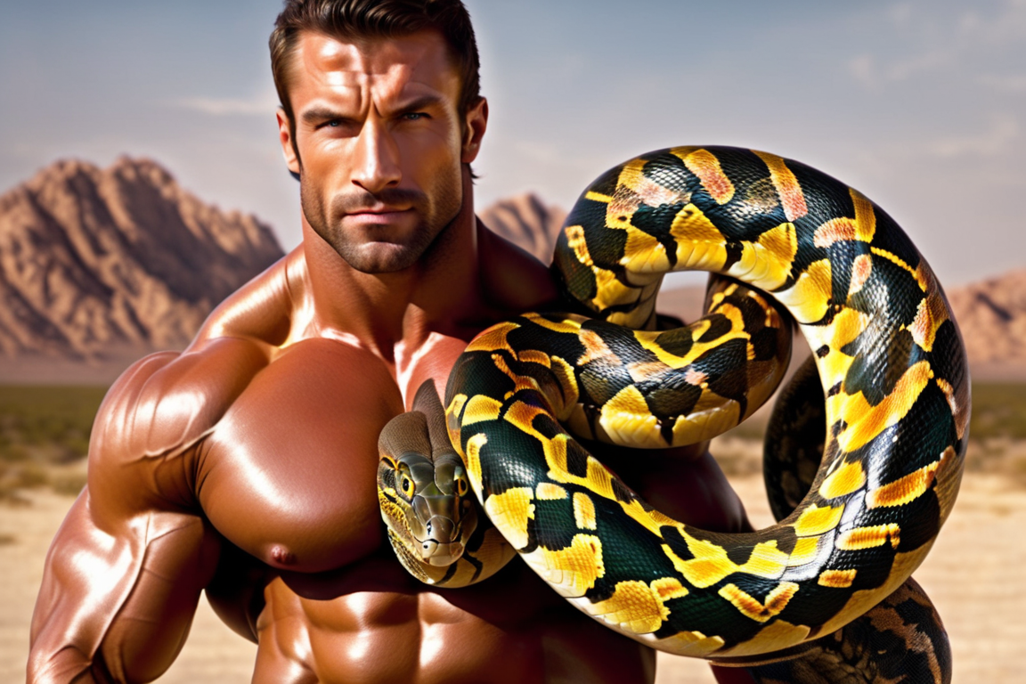 Man beast snake python wrestler body builder 41 by Coolhotcat on DeviantArt
