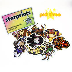 Starprints WoW Stickers