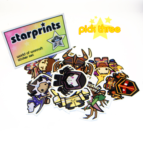 Starprints WoW Stickers