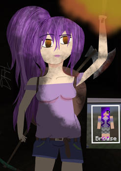 Minecraft girl