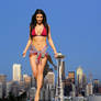 Kim Kardashian giantess