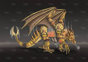 Adoptable - Steambot Dragon (OPEN)