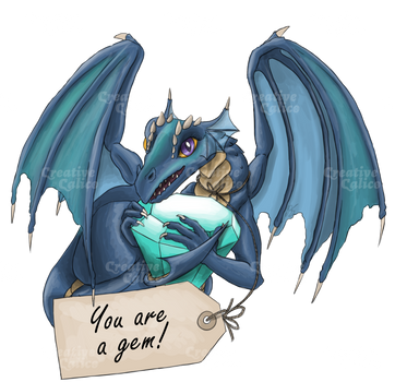 Dragon Valentine: Blue