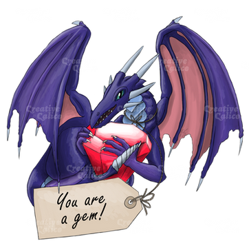 Dragon Valentine: Midnight Blue