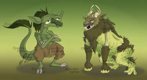 Swamp Goblin and Monster
