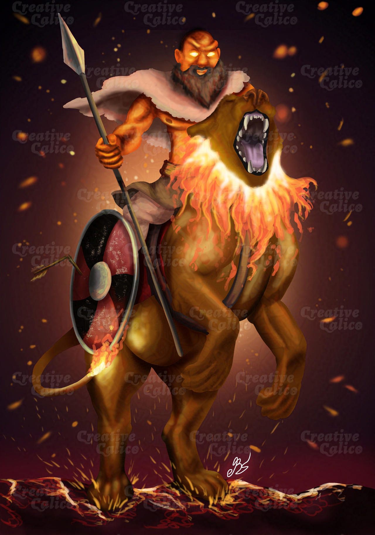 Lion Rider by Creative-Calico on DeviantArt