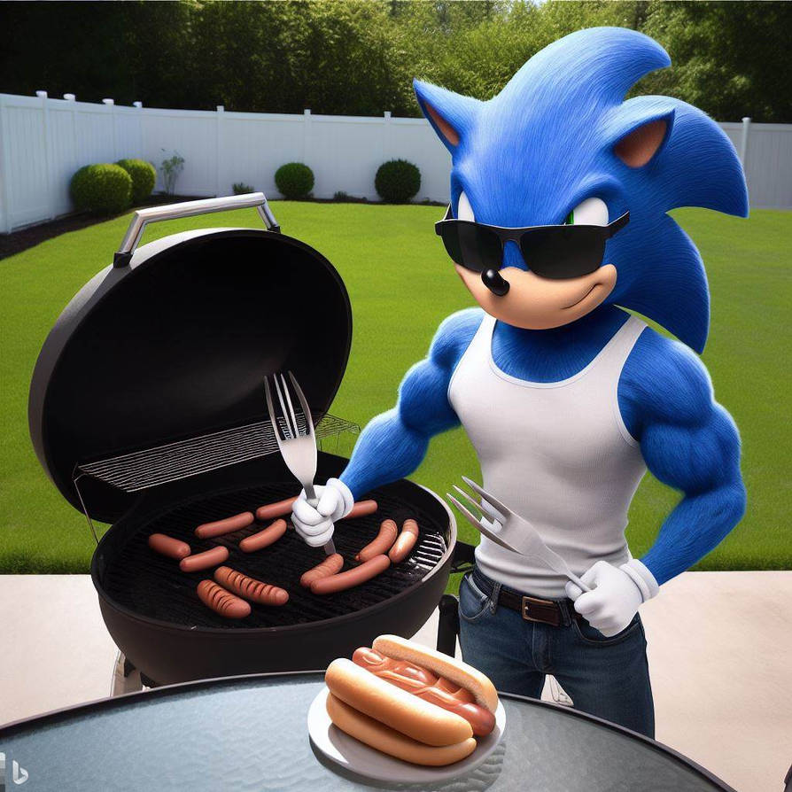 Sonic Grilling By RoboFoxBox On DeviantArt sonic-grilling-by-robofoxbox-on-deviantart