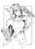 Princess Mononoke (Inked)