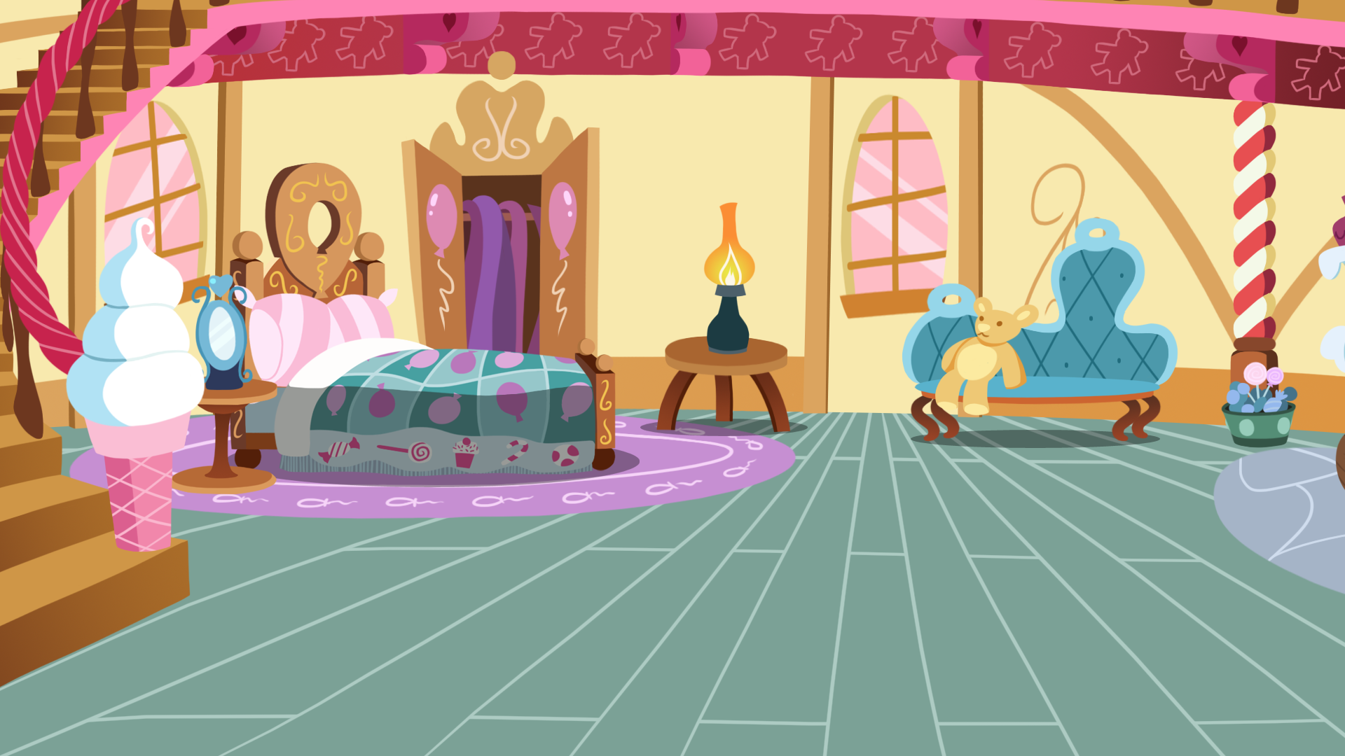Pinkie's Lullaby - Background by KYMSnowman