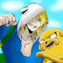 -Adventure Time- Finn and Jake by dolce94 Coloured