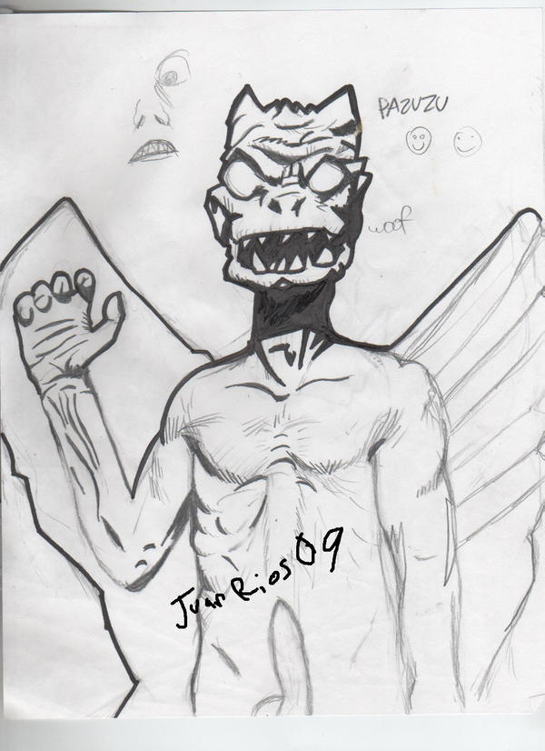 Pazuzu Demon Unfinished