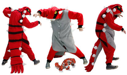 Groudon Pokemon Kigu Costume