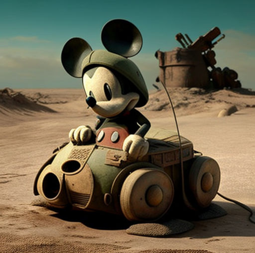 Mickey Mouse in North Africa 1942, scouting by jay1312 on DeviantArt