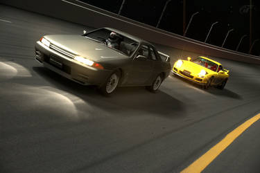 RX-7 FD vs Skyline GT-R R32