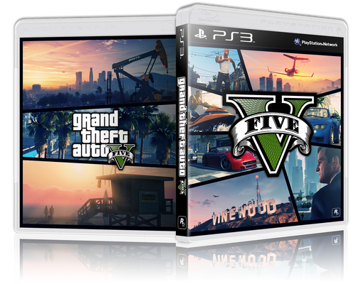 First 3D - GTA V Game Cover - PS3