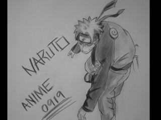 Naruto in a Fighting Pose