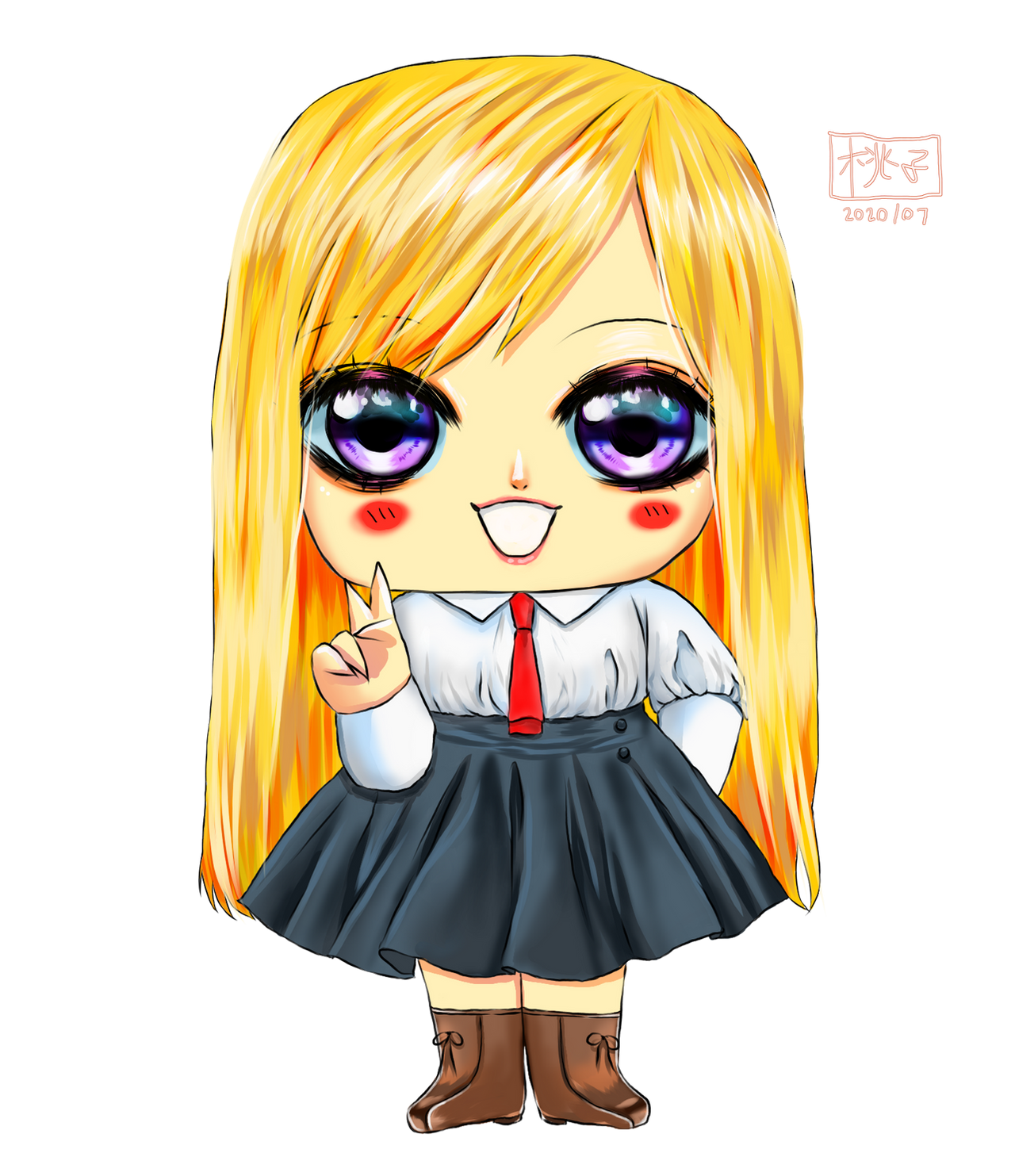 Chibi Computer Oc Chibi oc by pingcheung on DeviantArt