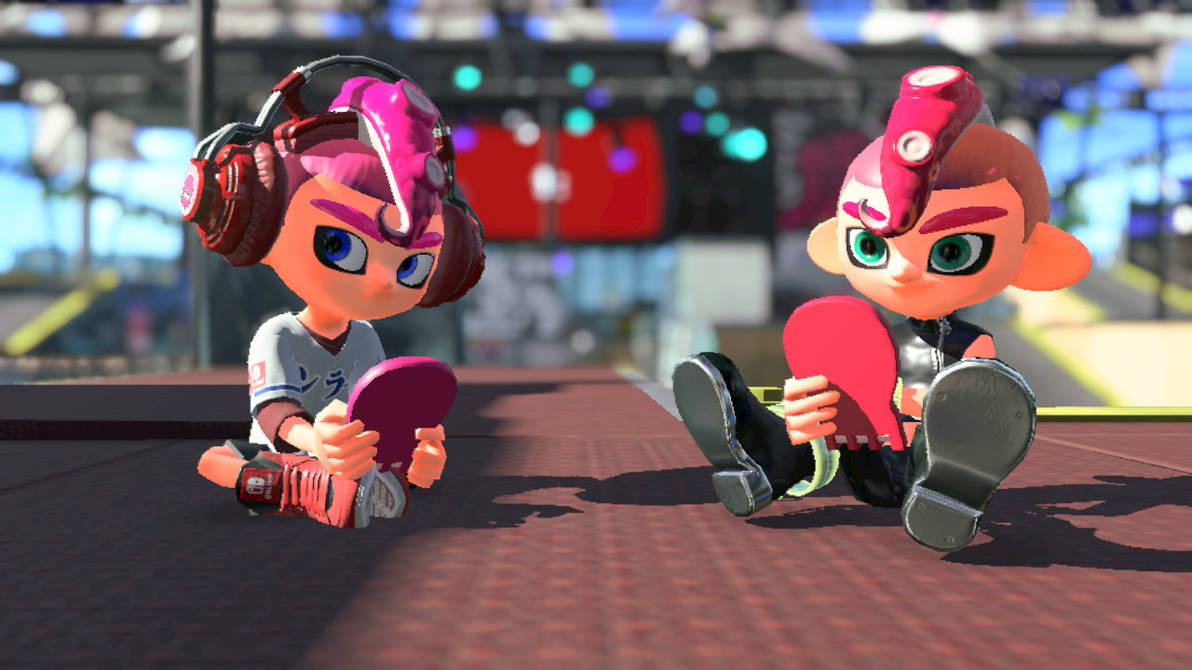 Hanging out with Octoling Boy by RainbowKaynaULTRA on DeviantArt