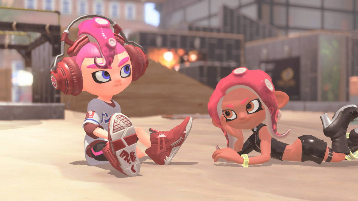 Deviantart Agent Down Hanging out with Agent 8 by RainbowKaynaULTRA on DeviantArt