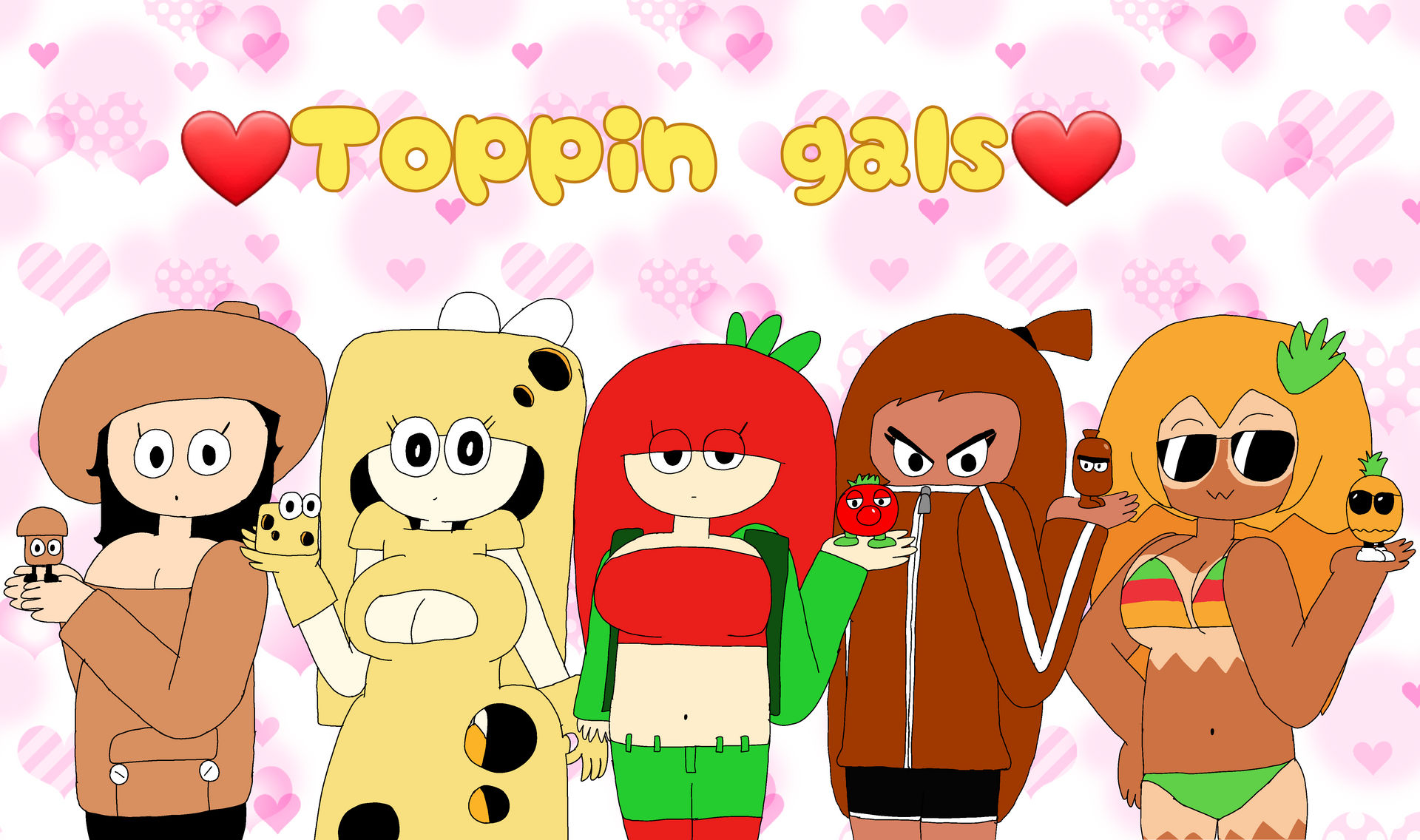 Toppins Field Toppins and Toppin gals by RainbowKaynaULTRA on DeviantArt