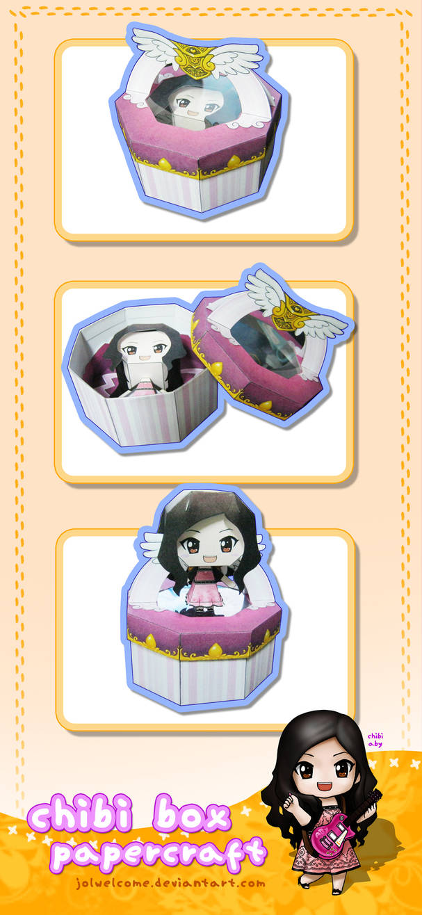 Chibi Box Papercraft Assembled by jonah-onix on DeviantArt