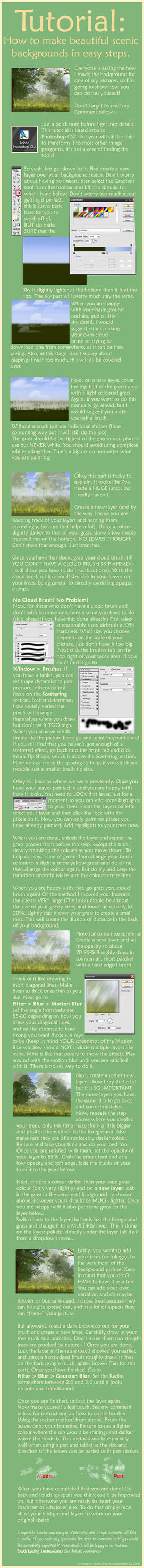 Scenic Background Tutorial by MissAisling