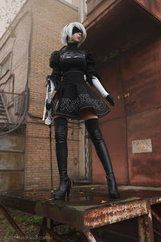 NieR: Automata -YoRHa No.2 Type B (aka 2B) cosplay