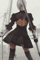 NieR: Automata -YoRHa No.2 Type B (aka 2B) cosplay