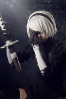 NieR: Automata -YoRHa No.2 Type B (aka 2B) cosplay