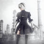 NieR: Automata -YoRHa No.2 Type B (aka 2B) cosplay