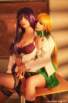 Highschool of the Dead - Rei and Saeko cosplay