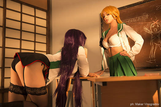 Highschool of the Dead - Rei and Saeko cosplay