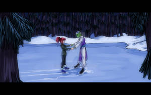 Skating-Piccolo and Naru