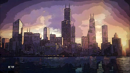 Chicago landscape edited by JayJoopy20