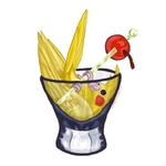 STICKER: Cock-A-Tail by Brushfeather