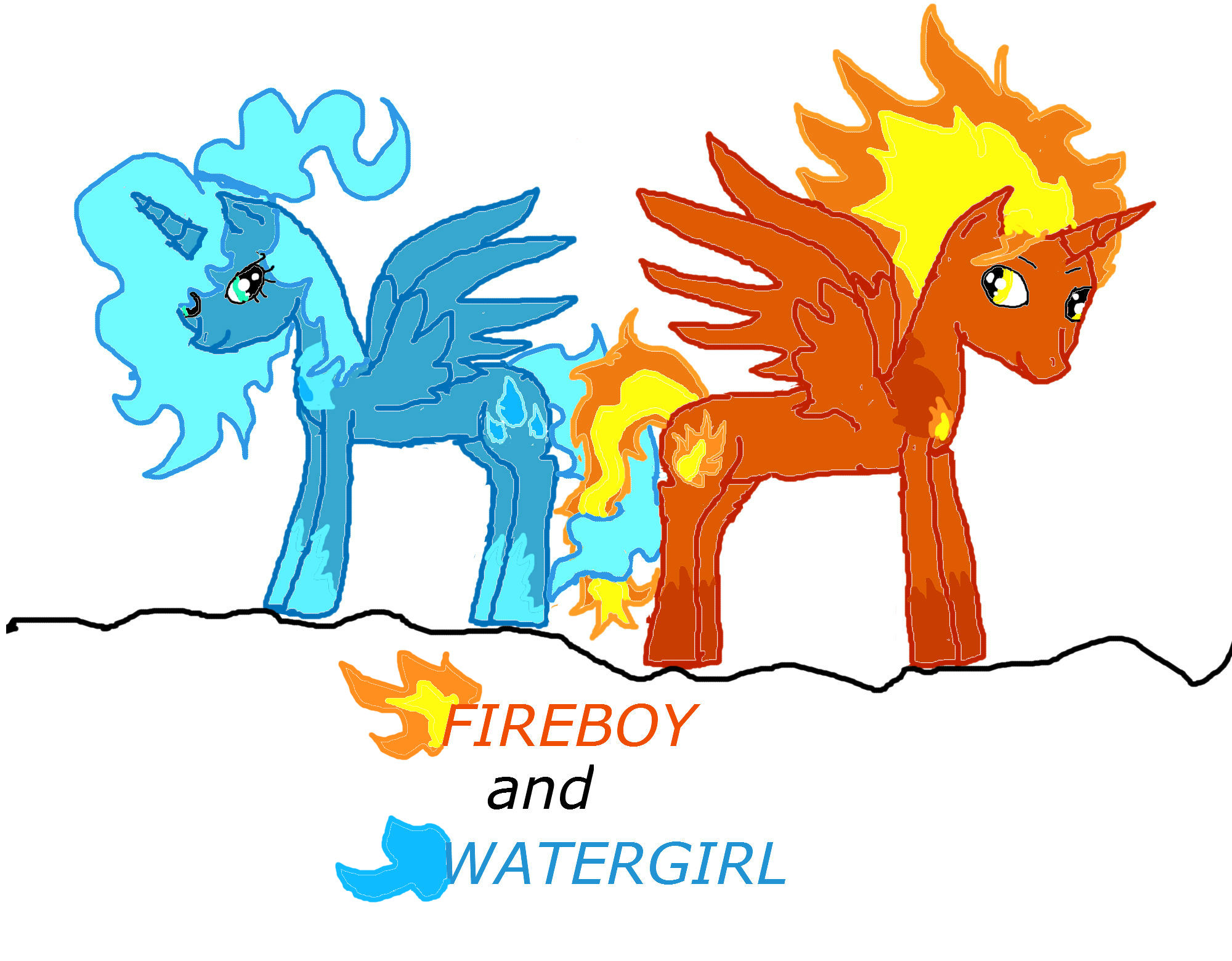 Fireboy And Watergirl by VaniaUnicorn6 on DeviantArt