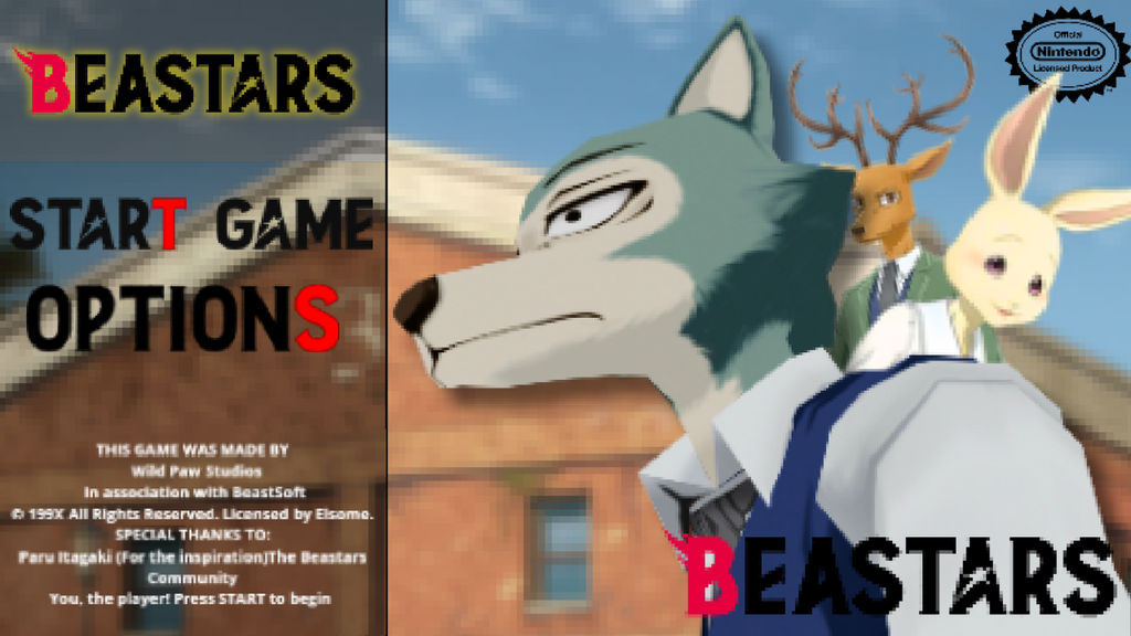If BEASTARS was a retro game... by ElSomecito on DeviantArt