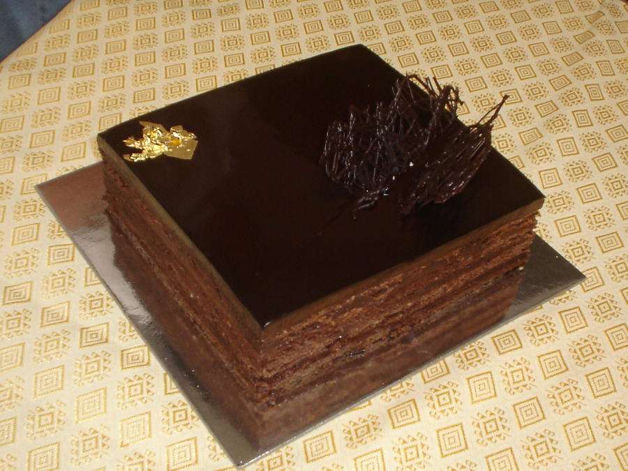 Rich chocolate cake